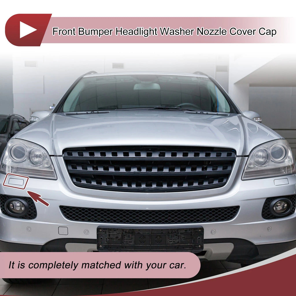 Front Right Washer Nozzle Cover Cap for Mercedes-Benz ML350 (2003–2005) White