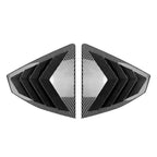 Rear Window Louver Cover Trim for Subaru WRX STI (2022–2025) - Carbon Fiber Black