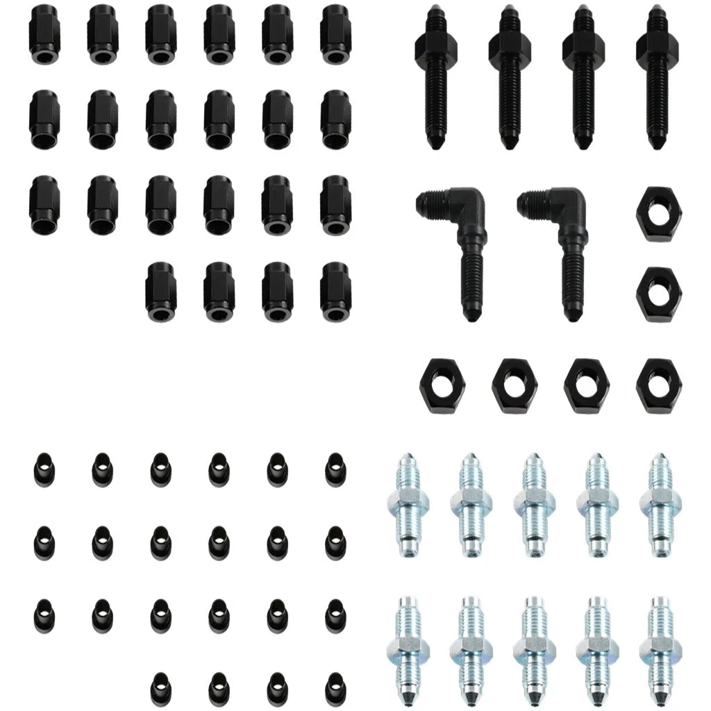 Brake Line Tuck Fittings Adapters Kit for Honda Acura Integra (1988–2001)