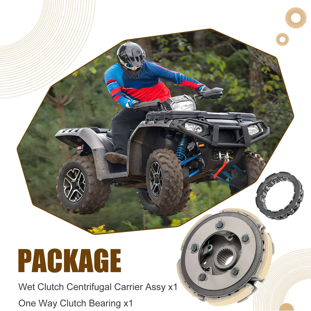 Wet Clutch Carrier & One Way Bearing for Honda FourTrax 300 (1993–2000)