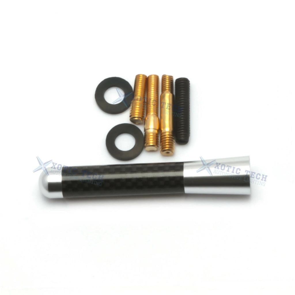 3" Universal Real Carbon Fiber Aluminum Mast Antenna for Universal (-)