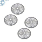 Set of 4 Carbide Tip Brush Blades for Cutter Trimmer 10"