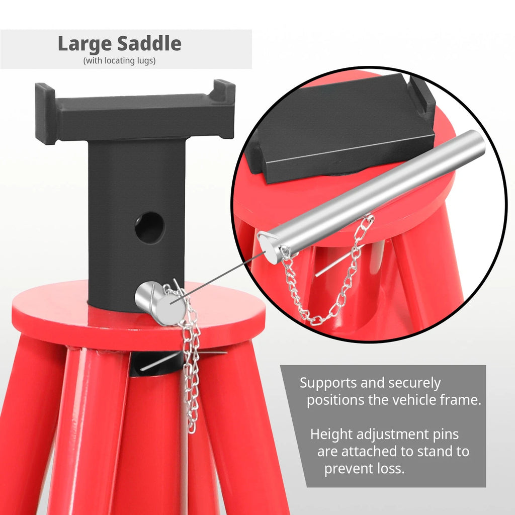 10 Ton Heavy Duty Steel Jack Support Stand for Car Truck (28-47.5")