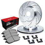 2X Brake Disc and Pad Kit Set for Chevy CT6