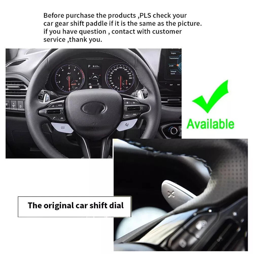 Steering Wheel Shifter Paddle for Hyundai I30N Veloster N KONA N Elantra N (2017–2023)