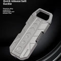 Portable Outdoor Keychain Tool with Waist Belt Buckle TC4 Ti Alloy