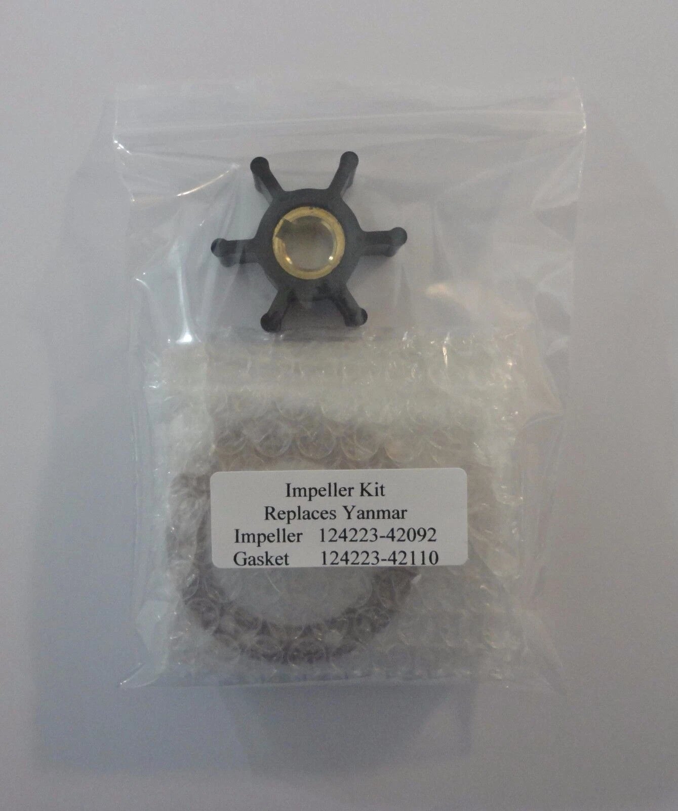 Impeller Kit for Yanmar Marine Diesel 3GMF (Replaces 124223-42091/92, 124223-42110)