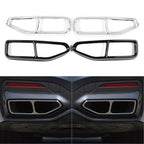 2X Tail Muffler Exhaust Pipe Trim for BMW 7 Series G11 G12 (2019–2020)
