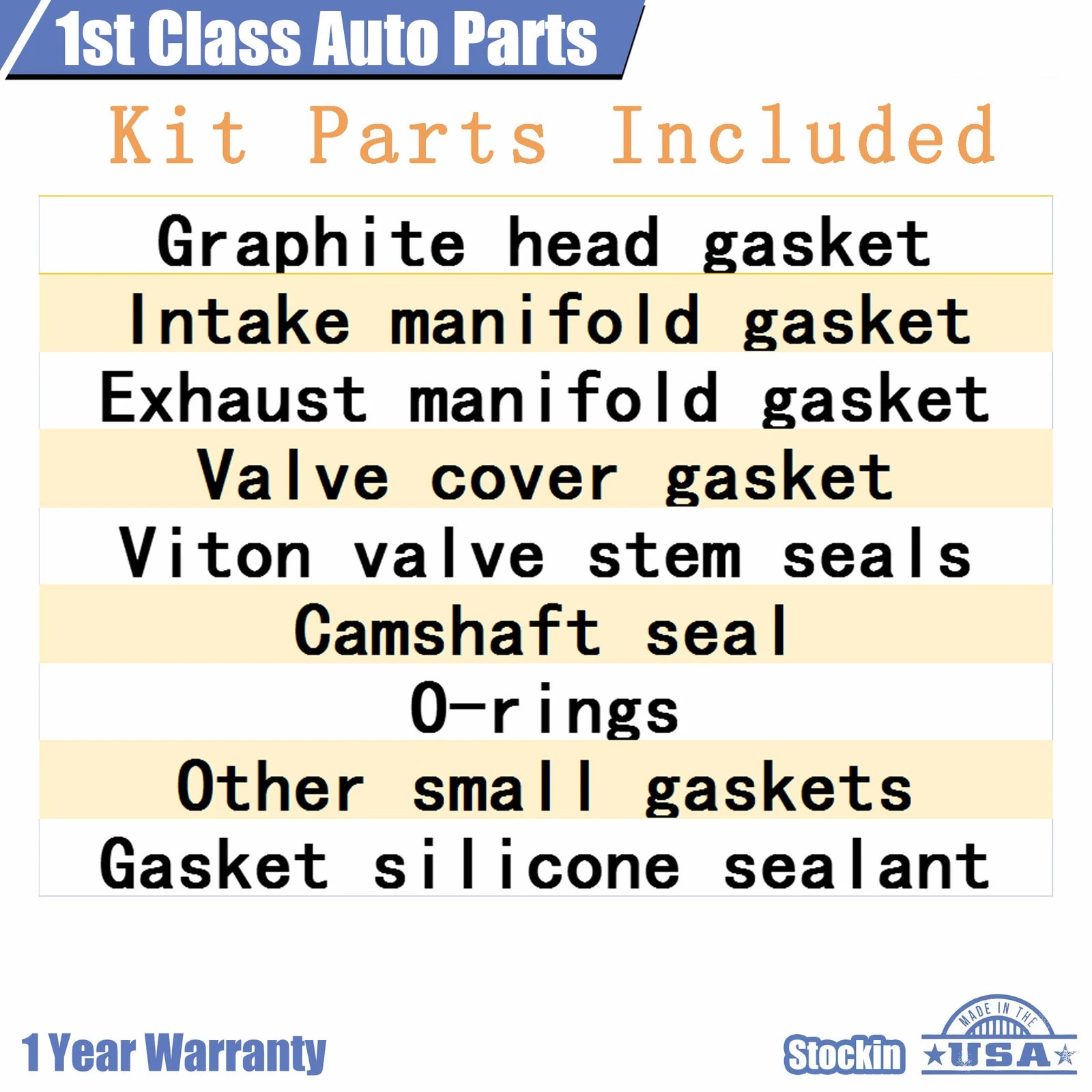 Engine Cylinder Head Gasket Set for Buick Pontiac Aztek Chevy Impala (2001–2005)