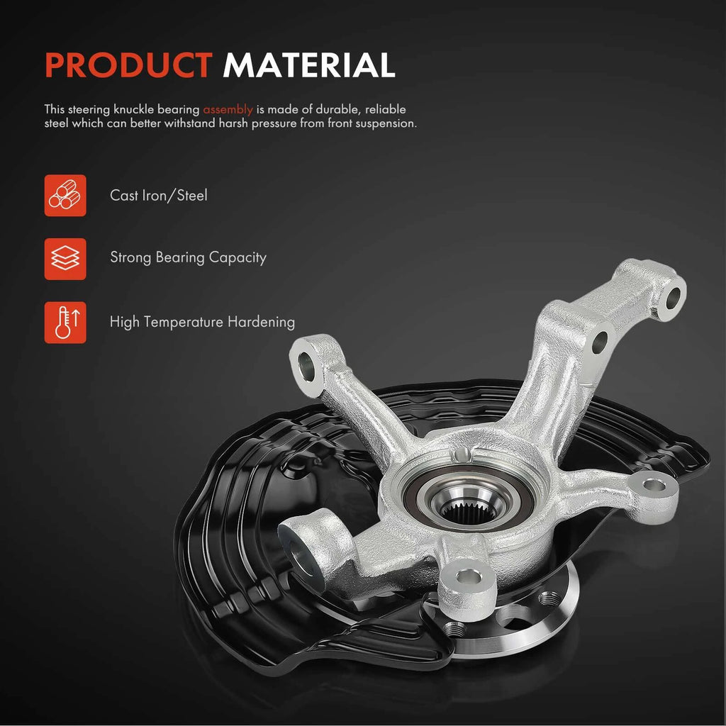 Front Left Steering Knuckle & Hub Bearing for Mercedes-Benz CLA/GLA (2014–2020)