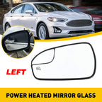 Heated Driver Side Left Rear View Mirror Glass for Ford Fusion (2013-2020)