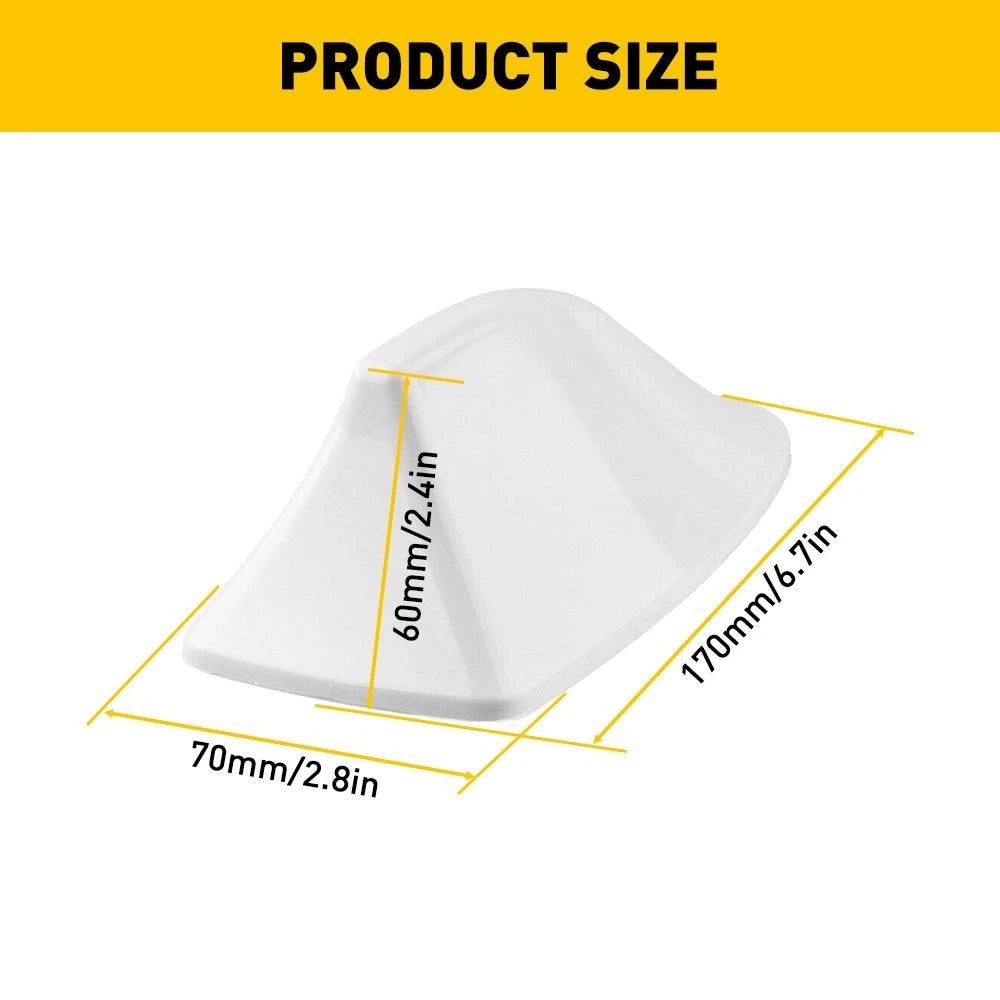 Fin Shark White Universal Antenna for Car SUV Pickup Boat (Universal)
