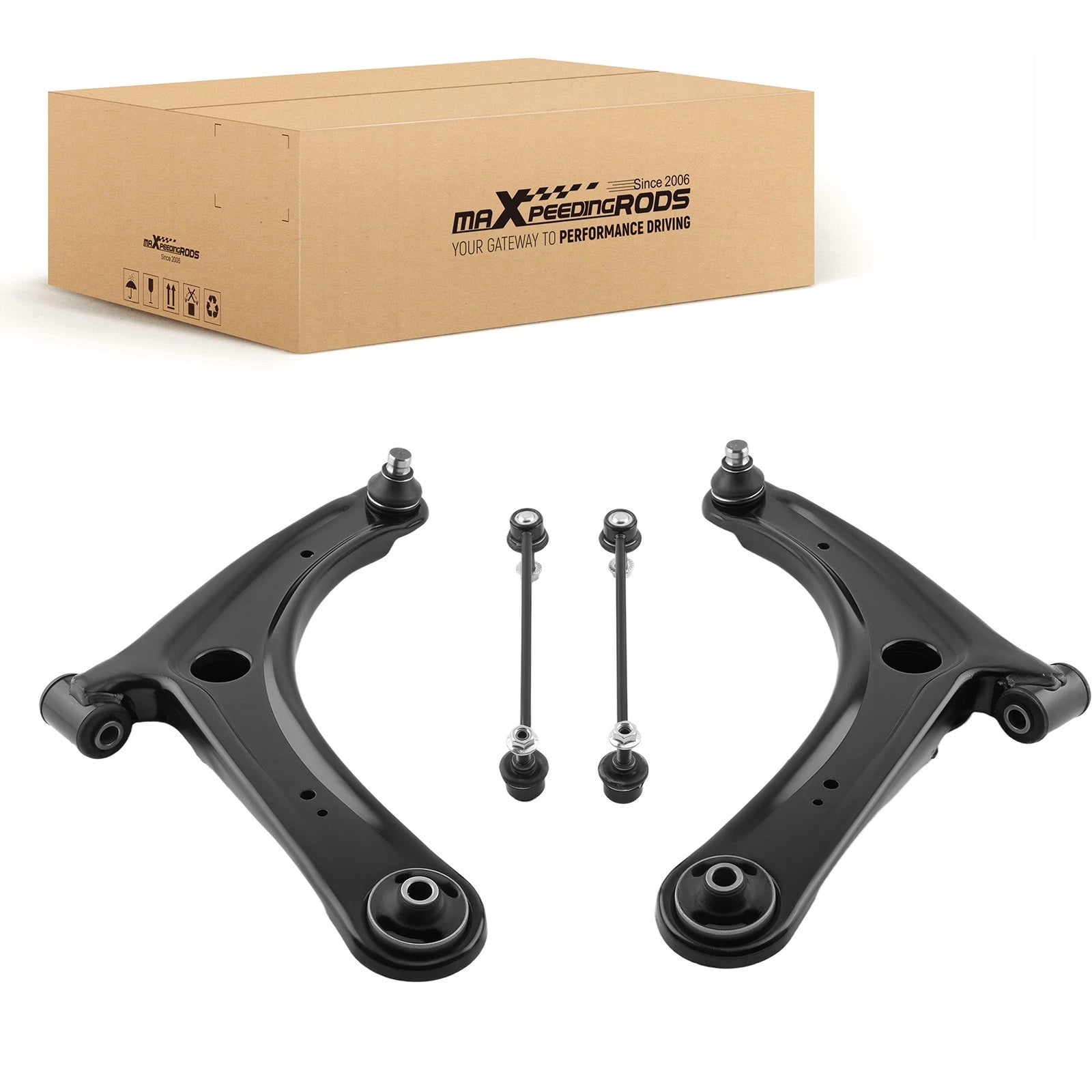 Set of 2 Front Lower Control Arm Ball Joints for Mitsubishi Lancer (2008–2017) RK620548