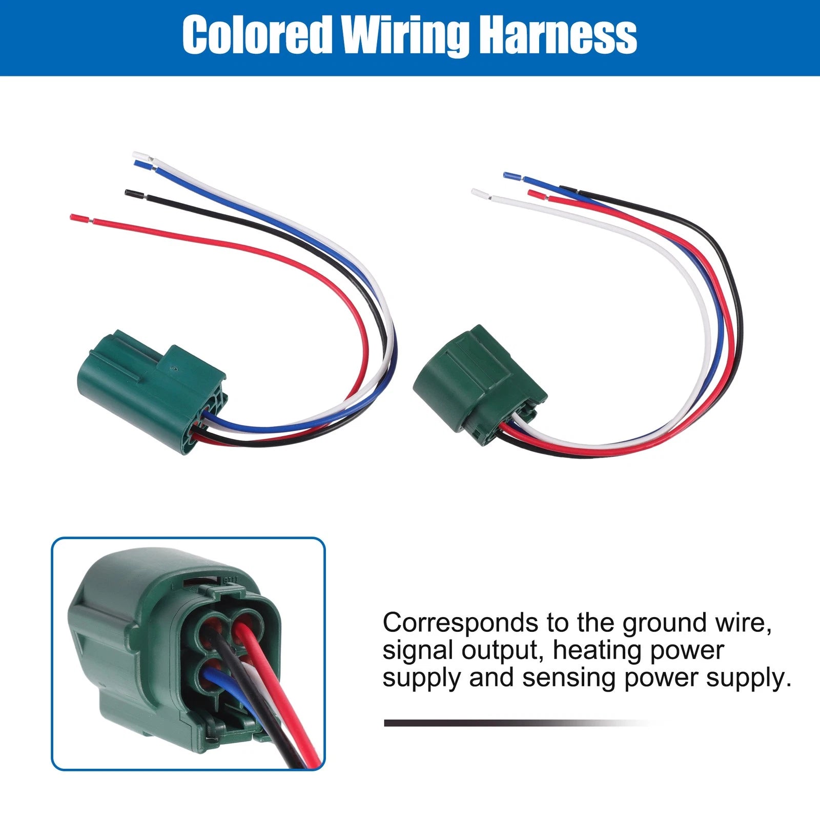 Set of 4 O2 Sensor Connector Cables for Nissan Infiniti (Year Range Not Specified)