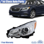 Halogen Headlight for Subaru Legacy Outback (2015–2017) Left Side Chrome