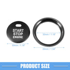 Engine Start Stop Button Cover Decal for Mazda 2 3 6 CX-3 CX-4 (2010–2023)
