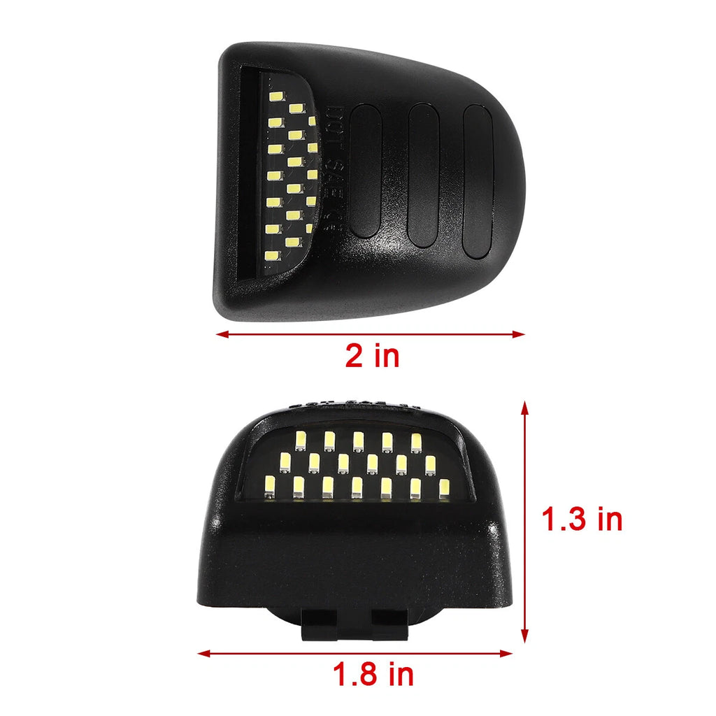 SMD LED License Plate Lights for Chevy Silverado Avalanche (1999–2013)