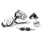 Ignition Switch Fuel Gas Cap Seat Lock Key Set for Honda VT600 Shadow (88-08)