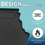 Flat Face Cargo Liner Rear Trunk Mat for Toyota Camry (2012–2017) TPE
