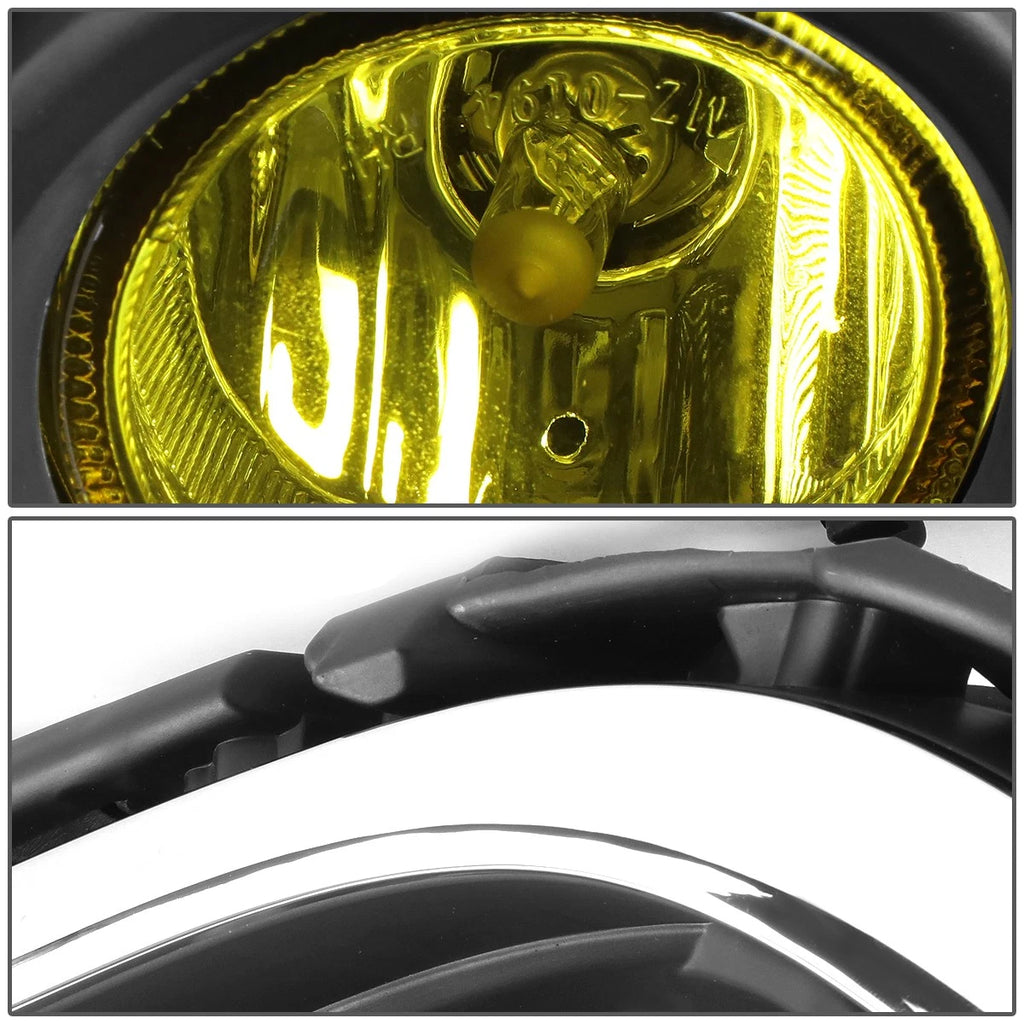 Pair of Amber Lens Fog Lights for Mazda 6 (2014–2016) - Switch, Harness, Chrome Bezel
