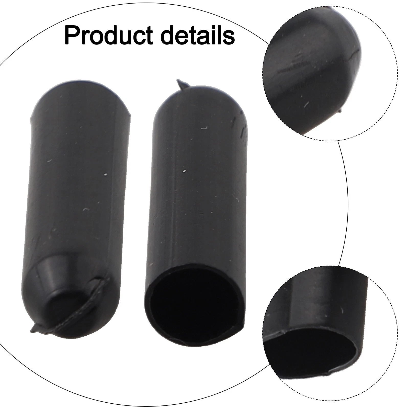 100 Pcs Cable Sealing Heat Shrink End Cap Kit for Automotive Applications