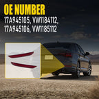 2pcs Rear Bumper Reflector Case for Volkswagen Jetta (2019–2021) Left+Right