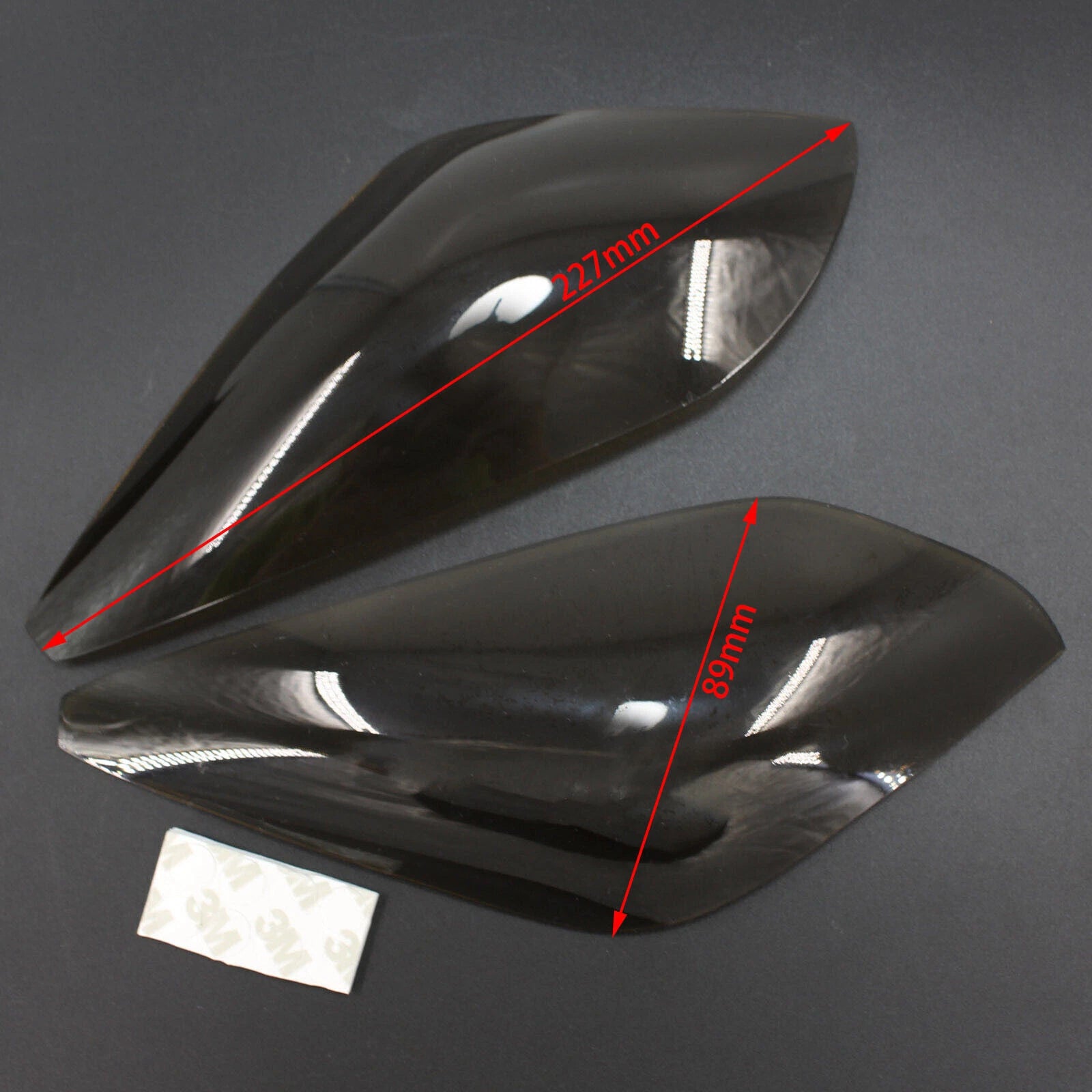 Front Headlight Lens Protection Smoke for Yamaha MT-09 FJ-09 Tracer (2016–2018)