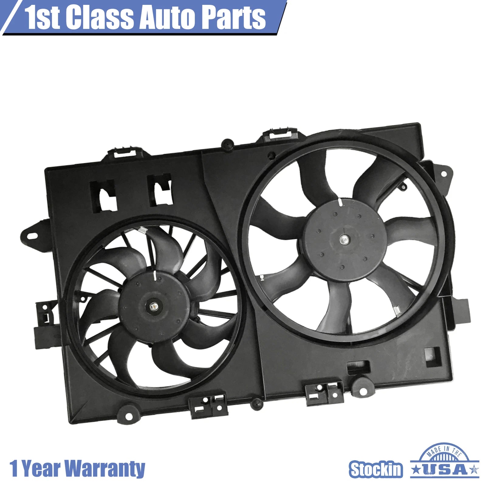 Radiator Cooling Fan Assembly for Chevy Equinox Pontiac Torrent (2006–2008)