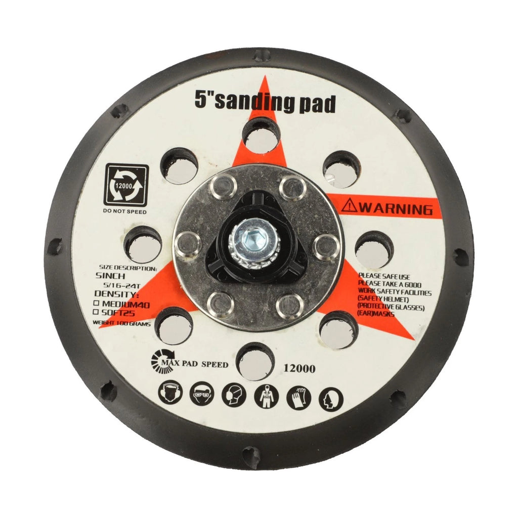 5-Inch Backing Pad for Woodworking Polishing Disc (Flexible)
