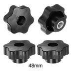 Set of 4 Star Knobs for M8 Threaded Handles (48mm, 38mm)