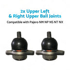 2X Upper Front Ball Joints for Mitsubishi Pajero (1999–2013)