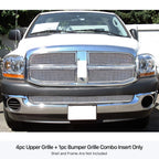 Stainless Steel Mesh Grille Combo for Dodge Ram (2006-2008)