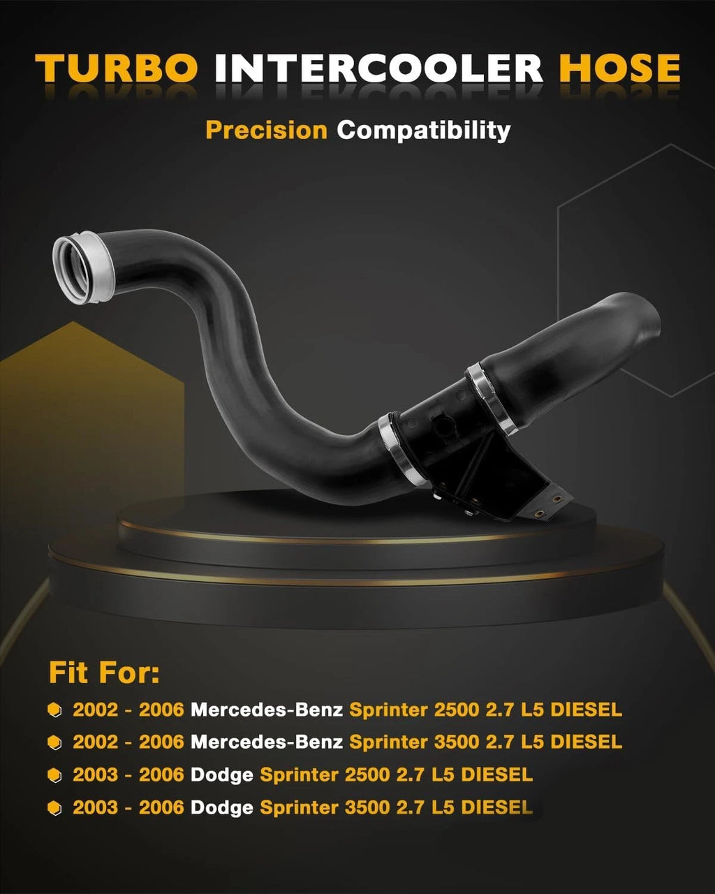 Turbo Intercooler Pipe Hose for Dodge Sprinter 2500 3500 (2007-2018)