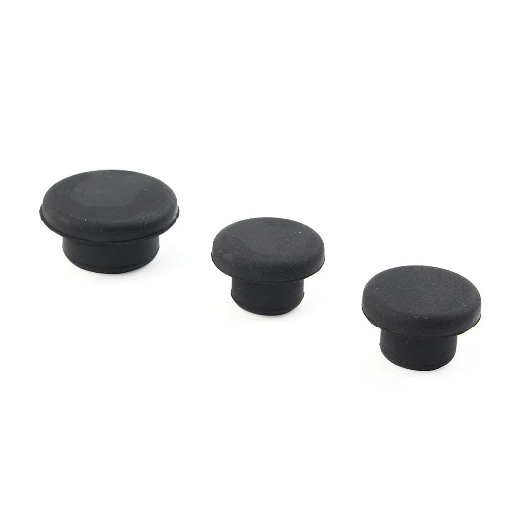 3 x Black Tailgate Rubber Dust Plugs for Jeep Wrangler JL (2018 - Present)