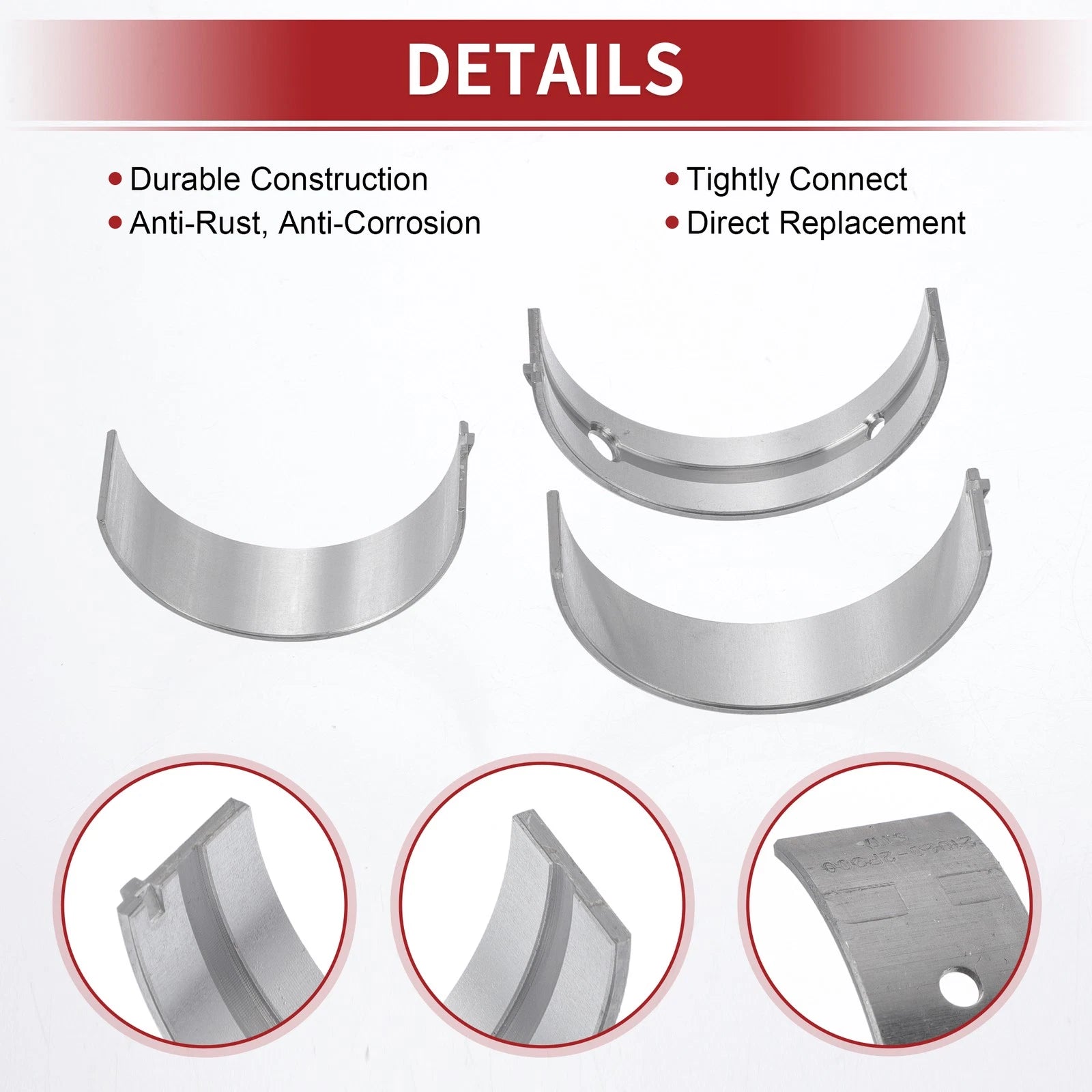 Main Bearing and Connecting Rod Bearing Kit No. 210202F900 for Hyundai Santa Fe (2013–2018)