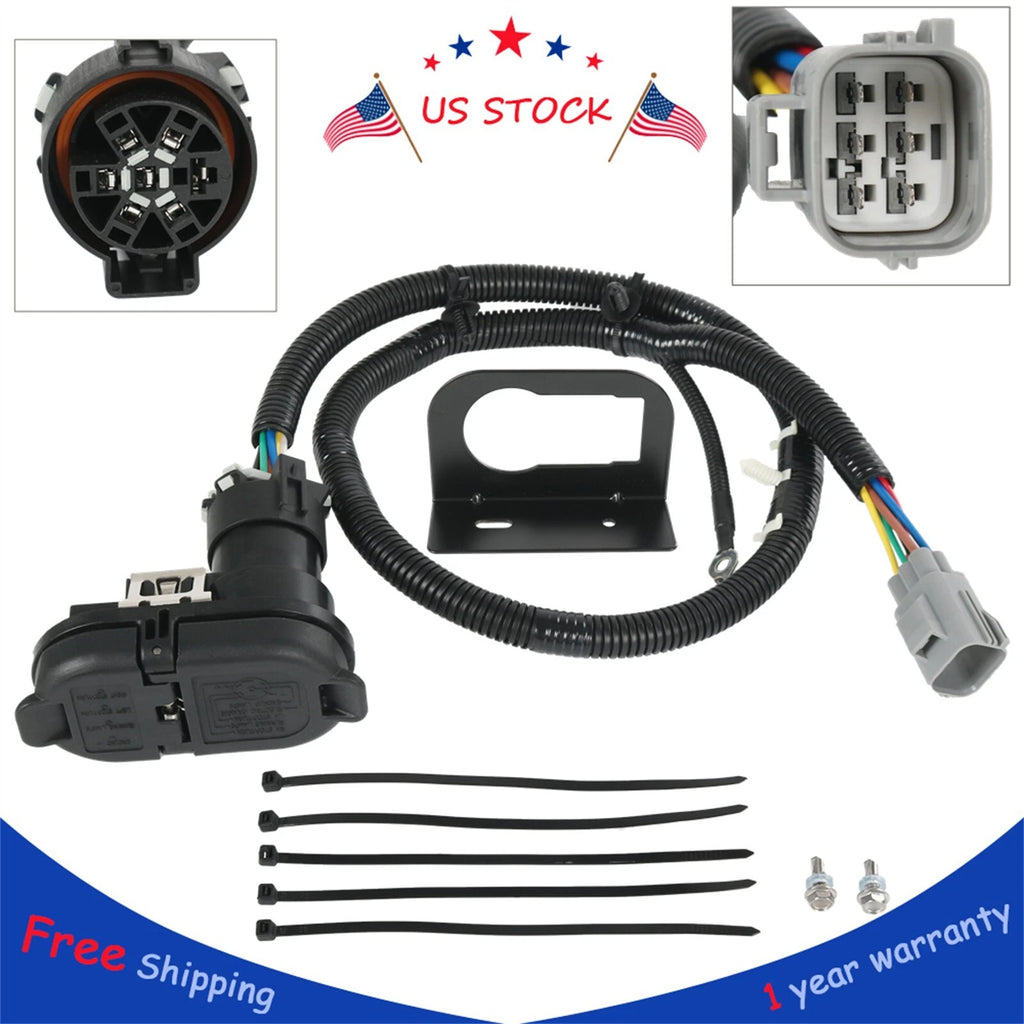 Trailer Hitch Wiring Plug Harness Kit for Ford Transit 150 250 350 (2015–2019)