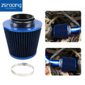 3" Cold Air Intake Cone Replacement Dry Air Filter for Various Models