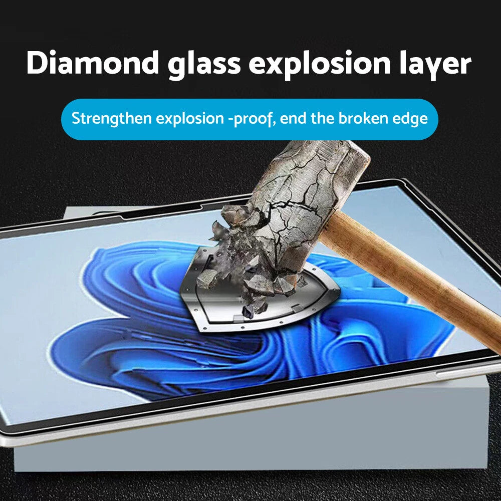 9H Tempered Glass Screen Protector for Microsoft Surface Pro 8 9 (2021–2023)