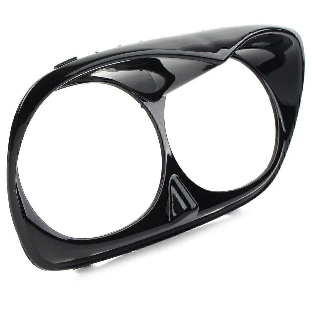 Black Headlight Bezel Scowl Outer Fairing for Harley Road Glide (1998-2013)