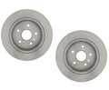 Set of 2 Solid Rear Disc Brake Rotors Dia 282 mm for Lexus Toyota