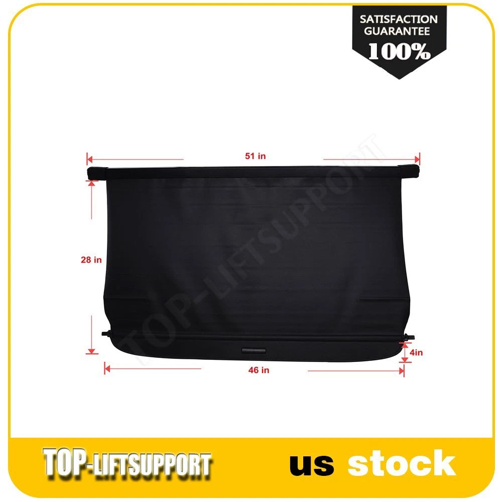 Retractable Rear Cargo Security Trunk Cover for Jeep Compass Patriot (2007–2017)
