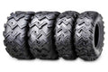 Full Set ATV Tires 22x8-10 Front & 22x11-10 Rear for Polaris Trail Boss 250 (1985–1995)