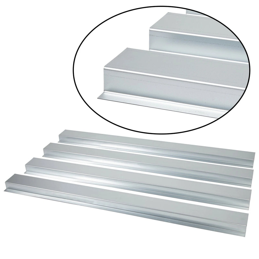 Set of 4 Bed Floor Support Crossmember Rails for Ford F-Series