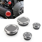 4 x Frame Bar Screw Hole Dust Cap Plug Covers for Ducati Scrambler 800