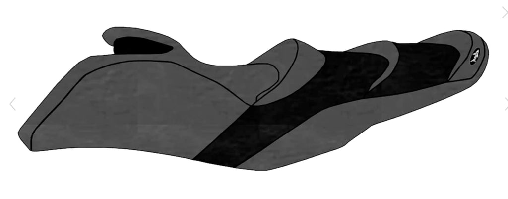 Seat Cover for Seadoo GTX 2016–2017 (300, 260, 215, 155) Dark Gray Black