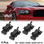 4 x Front Windshield Washer Nozzles for Toyota Lexus (2000-2023)