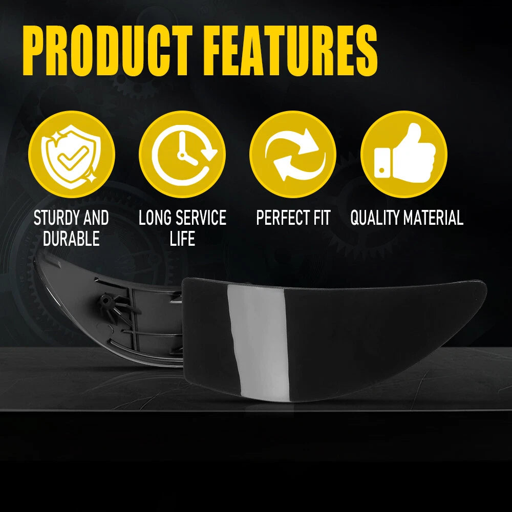 Smoked Lens Rear Bumper Reflector Covers for Lexus IS IS250 (2006–2013)