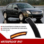 Smoked Amber LED Front Side Marker Lights for Mercury Milan (2010–2012)