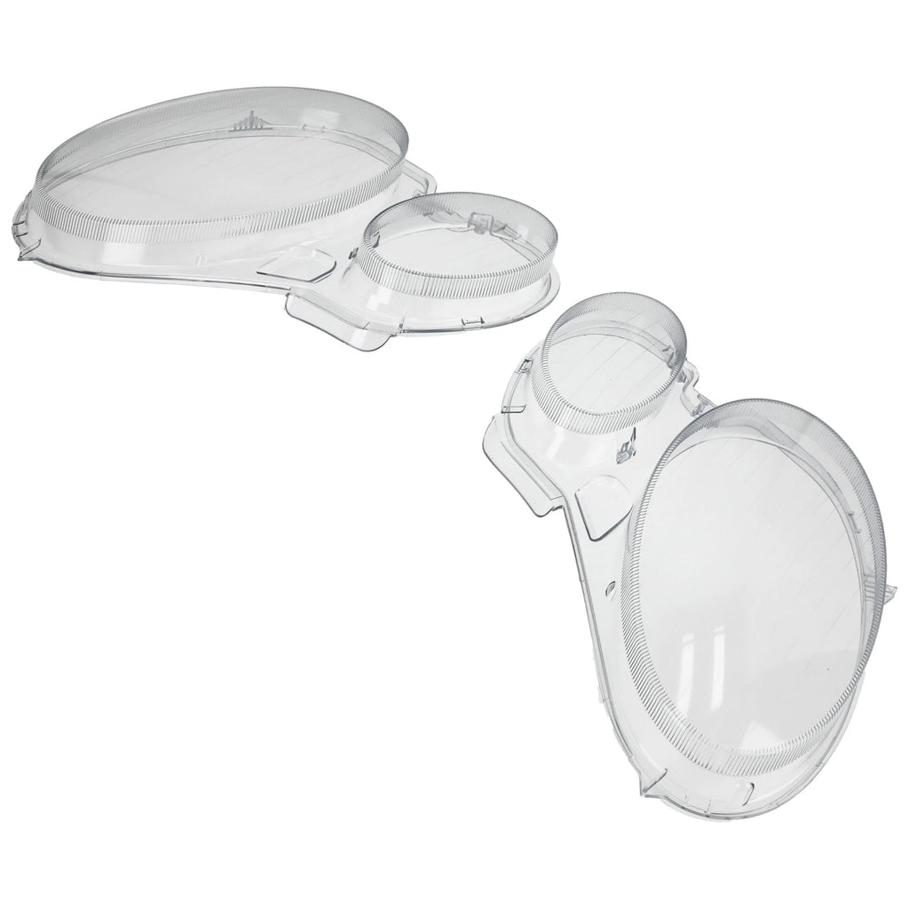 2X Headlight Lens Cover Kit for Mercedes Benz E240 E280 E300 E350 (2002–2008)