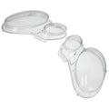 2X Headlight Lens Cover Kit for Mercedes Benz E240 E280 E300 E350 (2002–2008)
